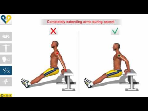 ტრიცებსის ვარჯიში სახლის პირობებში