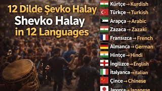 Şevko Halay – 12 Languages | 12 Dilde Şevko Kürtçe, Türkçe, English