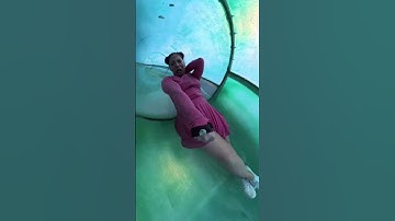 She Almost Had To Be SAVED On This WATER SLIDE! #shorts
