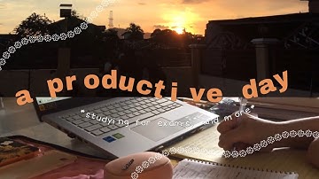 (VLOG) a productive day in my life ⛅️ || doing my performance task, reviewing for exams | Maureen