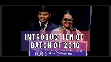 LTMMC BATCH OF 2016 - THE INTRODUCTION I CONVOCATION CEREMONY