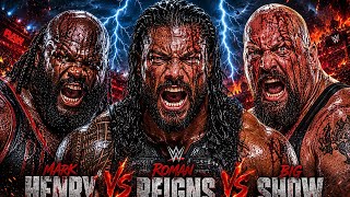 Roman Reigns vs Mark Henry vs Big Show – Triple Threat Monster Match