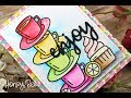 Honey Bee Stamps Tea Time | Tombow Dual Brush Marker Watercolor