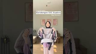 Tutorial SSC Explora untuk baby newborn! #gendonganbayi #nanababycarrier #sscexplora #babynewborn