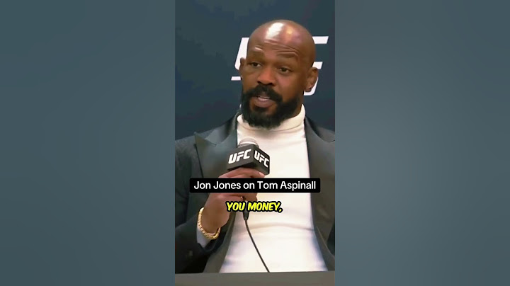Jon Jones spoke about Tom Aspinall in the #UFC309 press conference