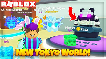 🐣 Unlocking NEW TOKYO World & Panda Egg... (Roblox Mining Clicker Simulator)