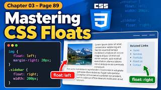 Mastering CSS Floats | float: left, float: right & Web Layout | Chapter 03 – Page 89