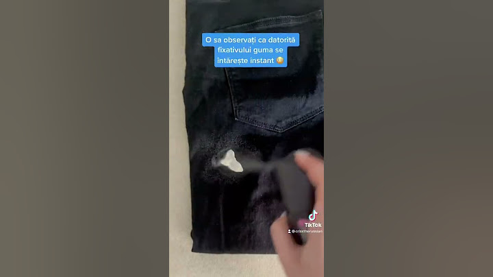 Cum scoatem guma de mestecat de pe blugi. Cea mai buna metoda