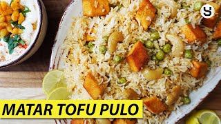 Matar Tofu Pulao | Tofu Pulao | Green Peas Pulao| Peas Rice | Pattani Sadam | Peas Pulao | Lunch box