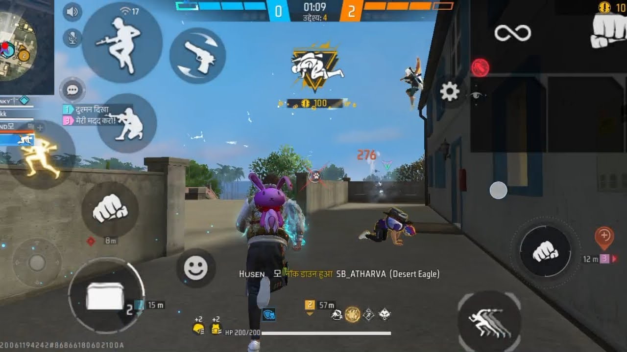 The battle royale free fire