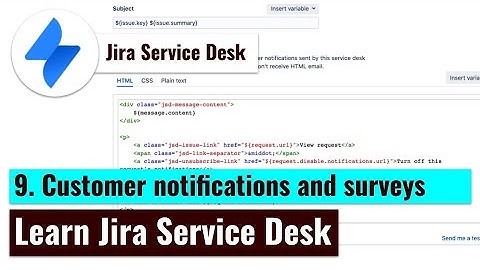 Jira Service Desk - Customer notifications