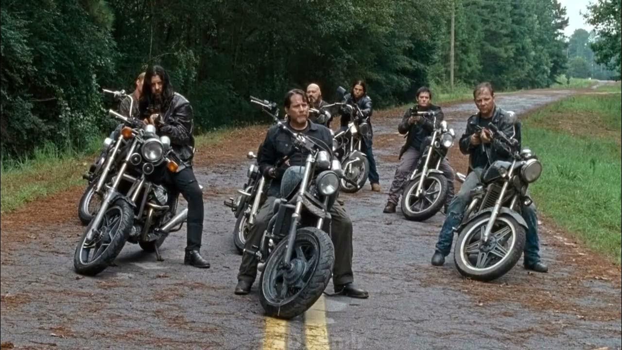 The Walking Dead Дэрил на мотоцикле