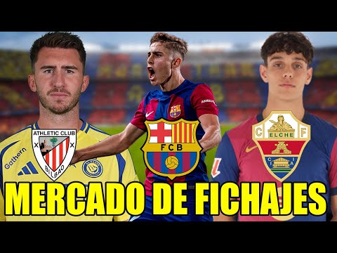 FERMIN SE QUEDA EN EL BARÇA| LAPORTE VUELVE AL ATHLETIC| HECTO FORT CEDIDO AL ELCHE!!