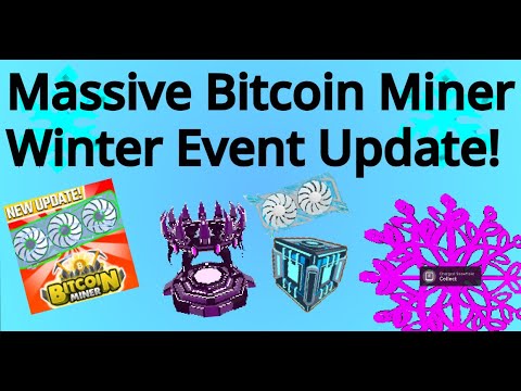 ❄️Winter!] Bitcoin Miner ⛏️ - Roblox