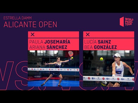 Resumen Semifinal Josemaría/Sánchez Vs Sainz/González Estrella Damm Alicante Open