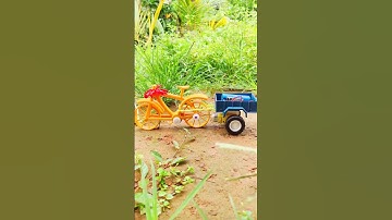 Cycle Powered by DC motor 😍 /DC motor electric cycle/making electric cycle #shorts #devkeexperiment