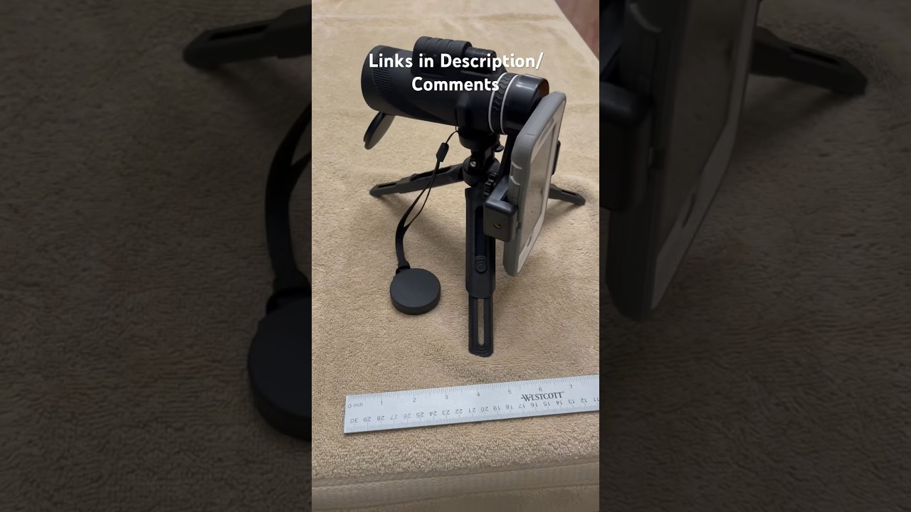 80x100 Monocular Telescope for Smartphones (Unboxing/Review)