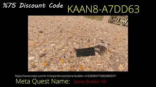 %75 Discount Stone Builder VR - VR Meta Quest apps (Horizon Store)
