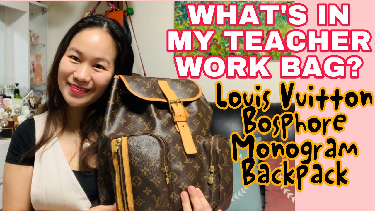 LV Bosphore Backpack review, wear&tear, mod shots! 