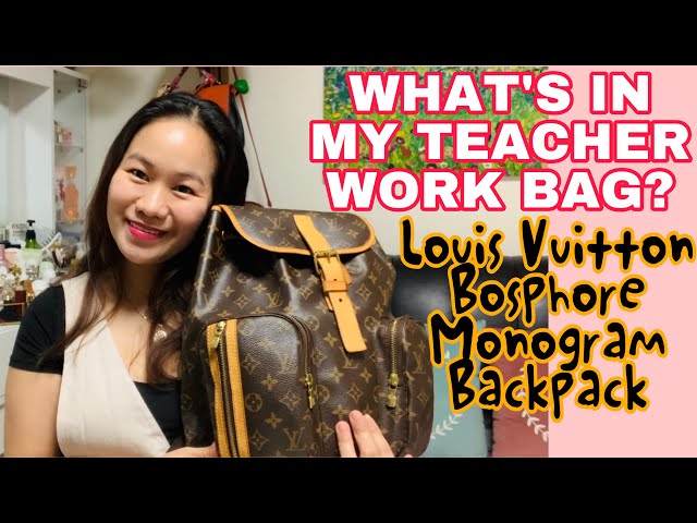 LV Bosphore Backpack + Canvas Comparison and Mod Shots 