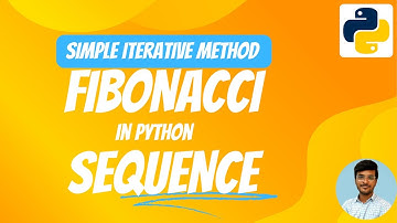 Fibonacci sequence in Python | In simple iterative solution #python #coding #programming #tutorial