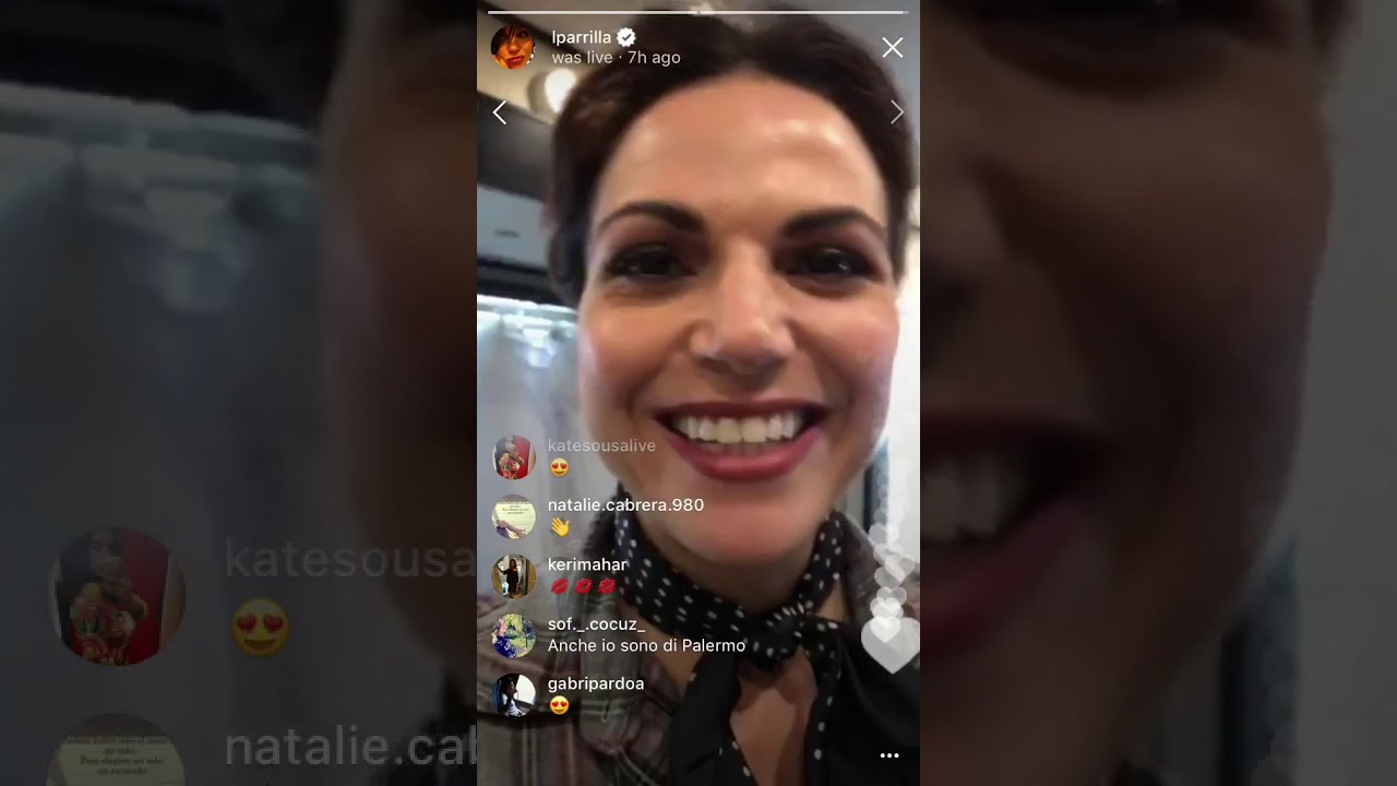 Lana Parrilla Instagram Live 04/06/18 - YouTube