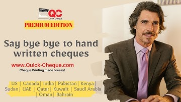 Quick Cheque 365 - Premium Edition Tutorial