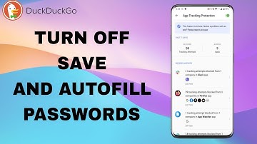 Hoe u het opslaan en automatisch invullen van wachtwoorden in de DuckDuckGo-app kunt uitschakelen