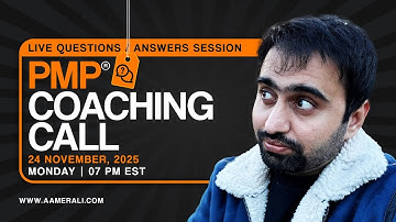 5 PMP Questions answer for EST coaching call in 2025