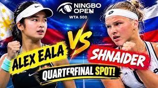Alex Eala vs Diana Shnaider: Ningbo Open 2026 Showdown!