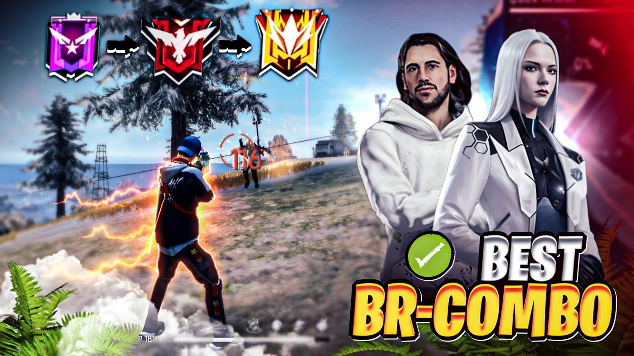 BR-ranked best skill combination 2024  Best character combination in free  fire 