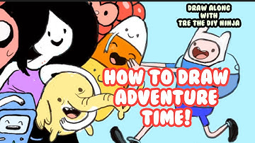 HOW TO Speed Paint ADVENTURE TIME using IPAD PRO and APPLE PENCIL | DIY NINJA
