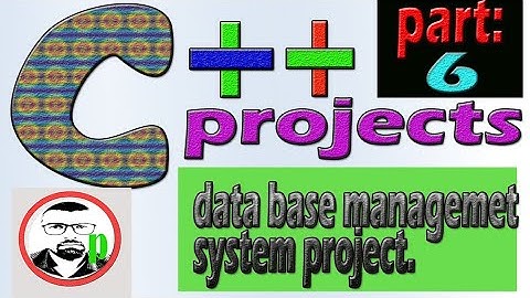 data base management system project in c++ final part 6 Urdu Hindi