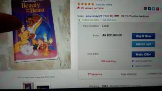 Black Diamond Disney VHS. Does the Disney Black Diamond Logo Make It Worth Thousands on eBay?