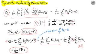 Class 15: Spectral Modularity Maximization