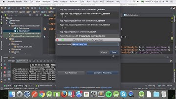 Testes de Interação usando Espresso e o recurso Espresso Test Recorder do Android Studio 2.2