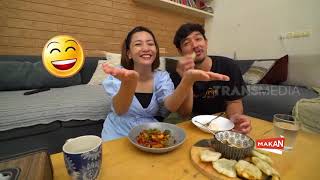 Hesti Purwadinata & Edo Borne Masak Tahu Tempe Orek Bumbu Rujak | MAKAN RECEH