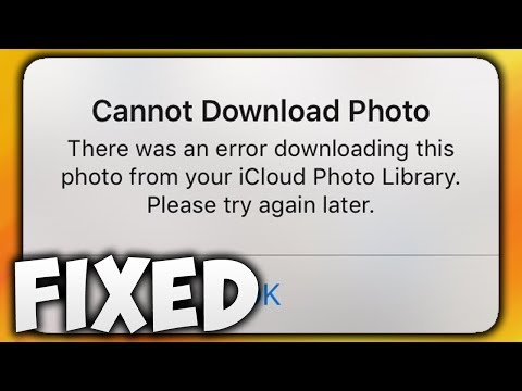 How To Fix Cannot Download Photo From Icloud Photo Library Error