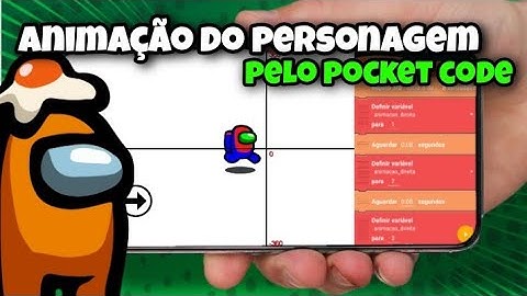 COMO CRIAR UM JOGO 2D PELO CELULAR - POCKET CODE - ANIMAÇÃO DO PERSONAGEM