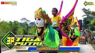 BUROK DANGDUT - BUROK TIGA PUTRI | SEMANGAT WONG LANANG Siti Aliyah