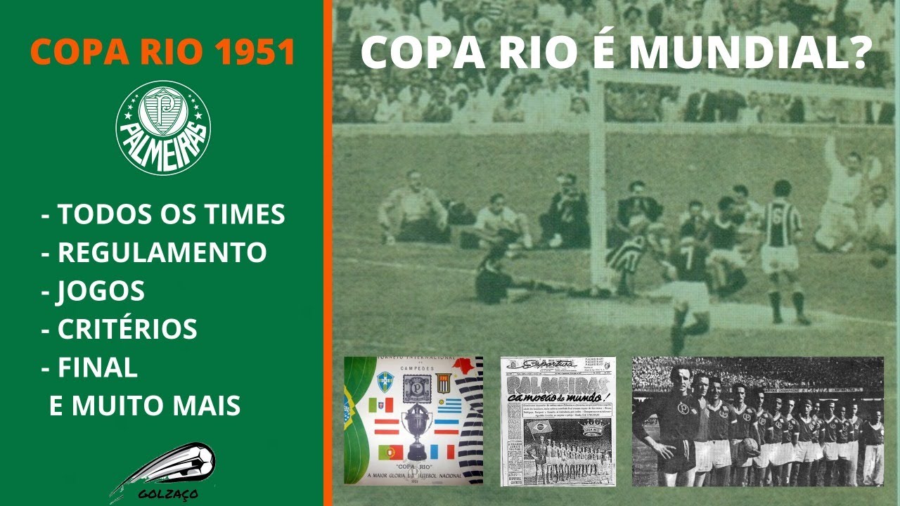 O Palmeiras tem ou não tem Mundial? Entenda a polêmica da Copa Rio