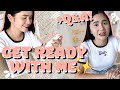 GET READY WITH ME + Q&A ft. ALL COVERED TINTED SUNSCREEN! | Anna Cay ♥