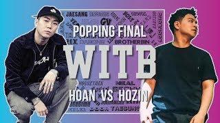 HOAN vs HOZIN｜Popping Final @ WITB 2019｜LB-PIX