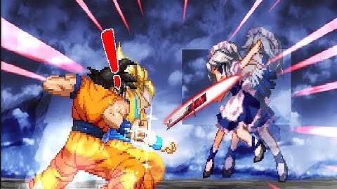 Goku vs Sakuya [Sprite Animation]