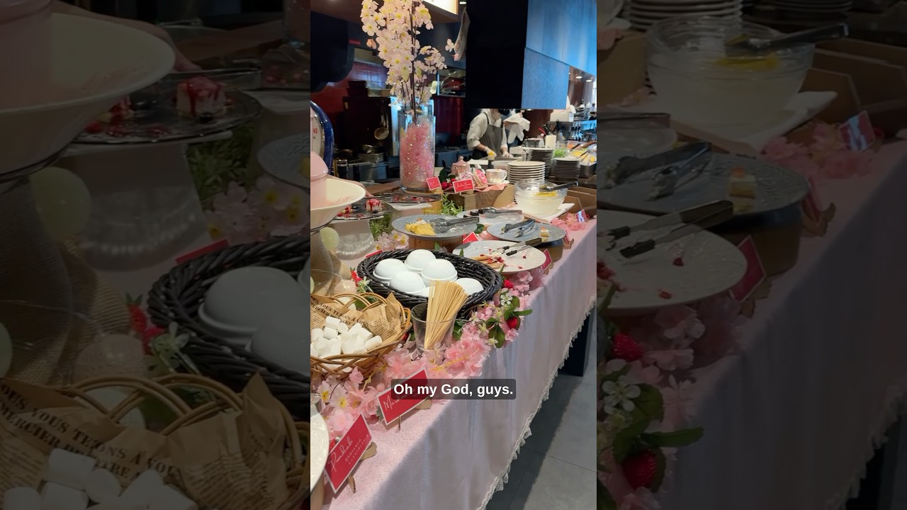 Sneaking into a buffet in Japan. I GOT CAUGHT