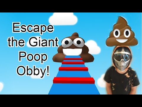 Roblox Escape The Giant Poop Obby Youtube - escape ali a obby roblox