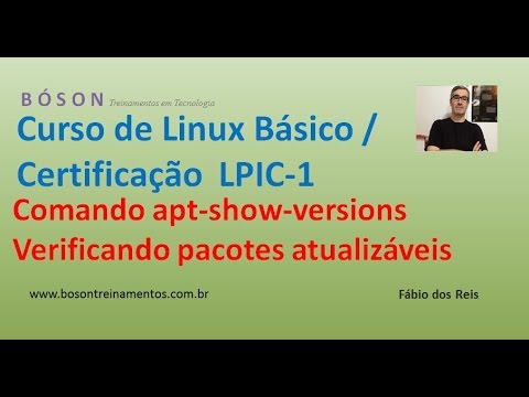 Curso de Linux - comando apt-show-versions - Verificando pacotes atualizáveis