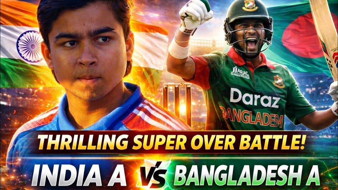 Thrilling Super Over Battle: India A vs Bangladesh A #superover #IndvsBan