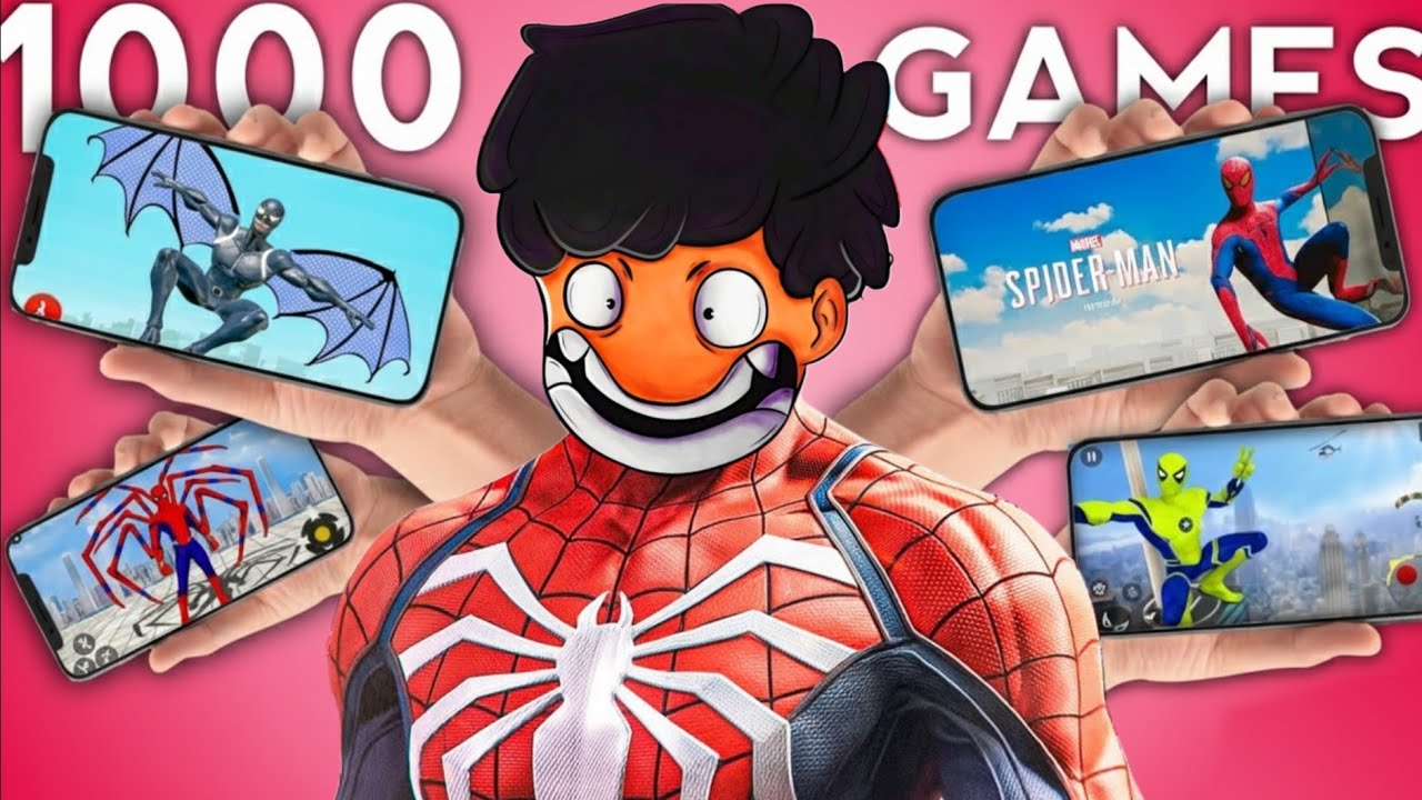 I Played Funny Spiderman Games in Playstore