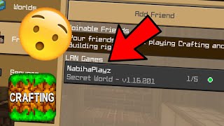 I found my sister's secret World in crafting and building!! | Part - 1